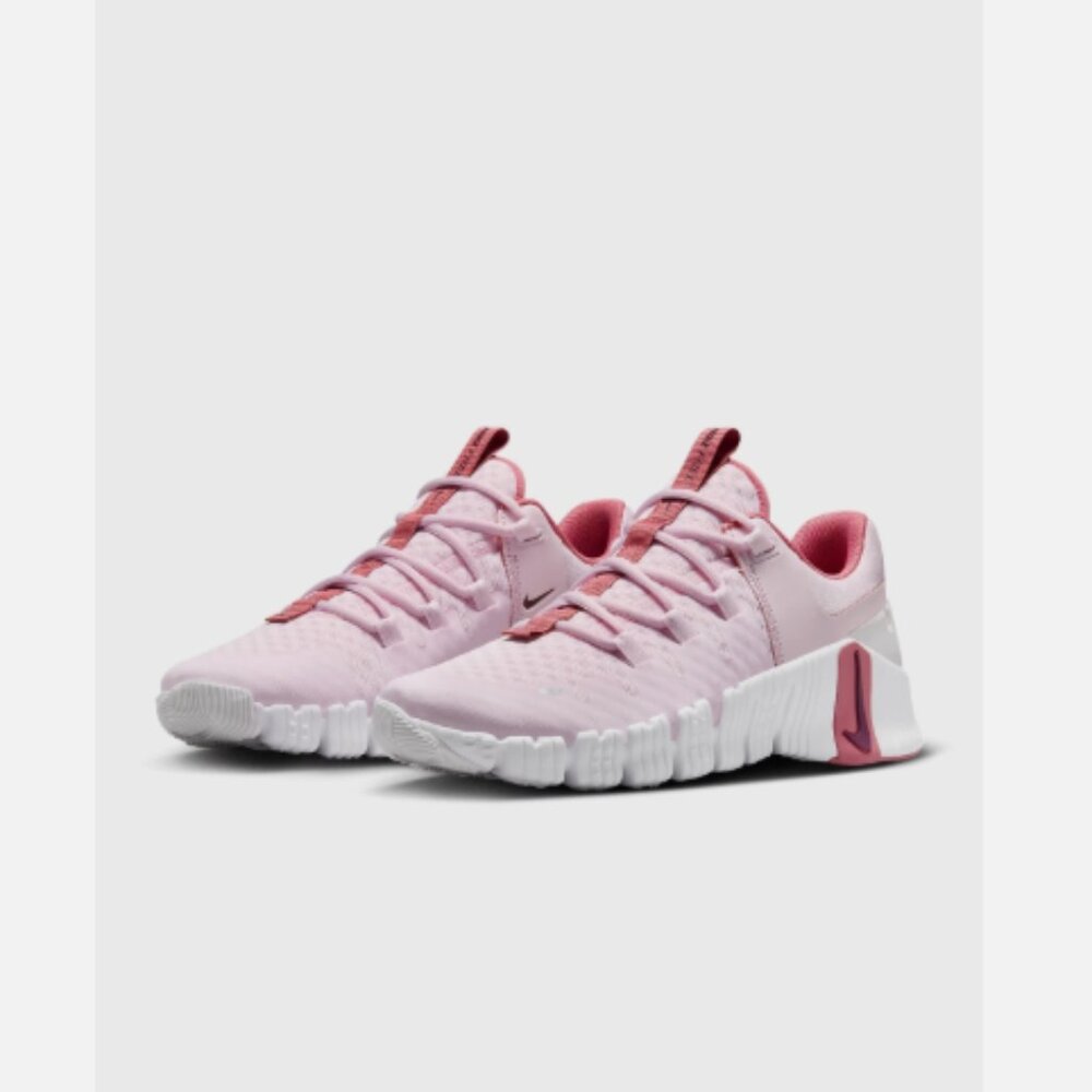 Women's Nike Free Metcon 5 Pink Foam Dark Team Red Adobe